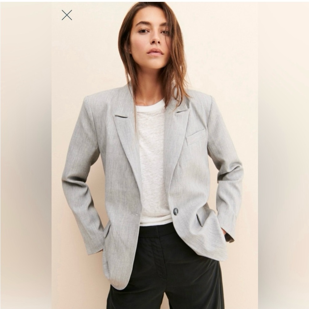 Express Women's Gray Blazer - Size 4